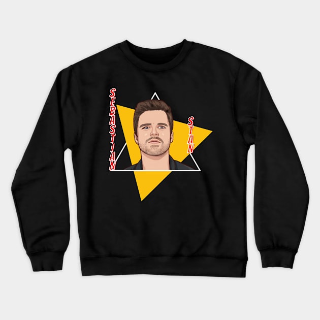 Sebastian Stan Comic Crewneck Sweatshirt by Yas R